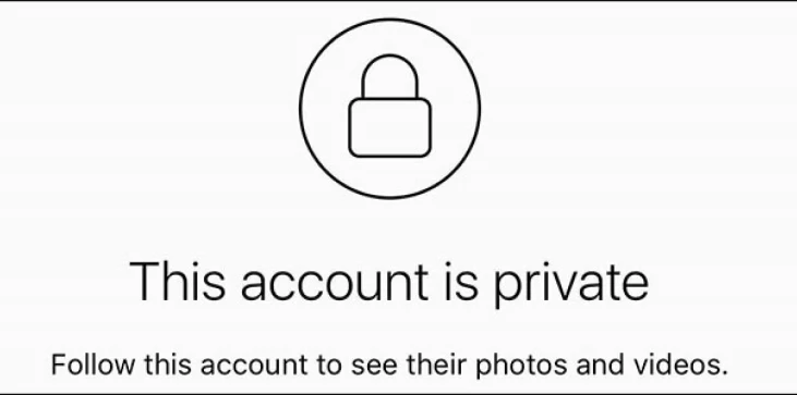 Instagram のプライベートアカウント 2
